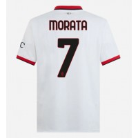 Pánský Fotbalový dres AC Milan Alvaro Morata #7 2024-25 Venkovní Krátký Rukáv